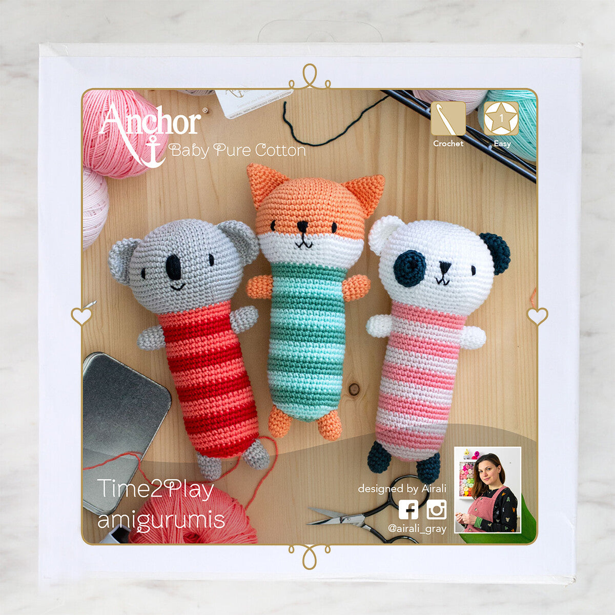 Anchor Time 2 Play Amigurumi Kiti - A28B003-09067